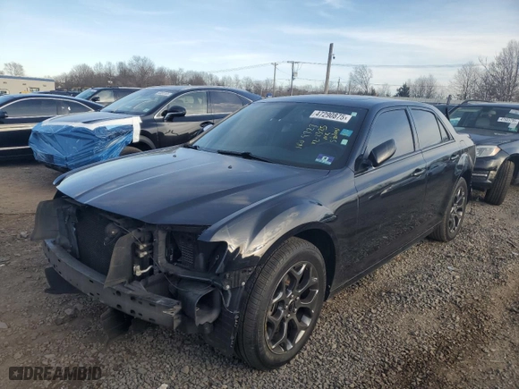 2017 Chrysler 300 with VIN 2C3CCAGG8HH585970, listed as a Copart auction lot 47290875 with 0 mi miles and Salvage Title. Bid and sale history available at carsss.com. Image 1.
