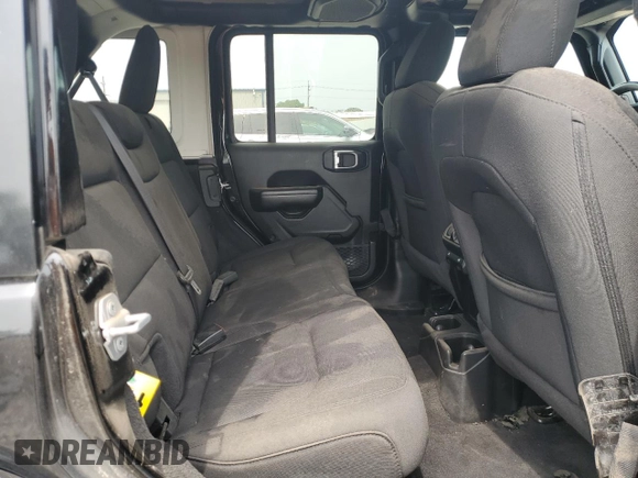 2019 Jeep Wrangler Unlimited Sport S z VIN 1C4HJXDN3KW636412, wystawiony jako Copart lot #60407455 z przebiegiem 53 836 mil mil oraz Szkoda całkowita • Salvage title. Historia ofert i sprzedaży dostępna na DreamBid. Obrazek 10.