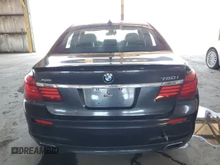 2015 BMW 7 Series 750i xDrive with VIN WBAYB6C52FD225364, listed as a Copart auction lot 56558652 with 0 mi miles and Salvage Title. Bid and sale history available at carsss.com. Image 10.
