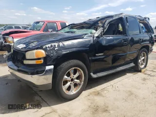 2002 GMC Yukon SLE z VIN 1GKEC13Z72R326426, wystawiony jako Copart lot #47623724 z przebiegiem Nie podano mil oraz Nie do naprawy • Non repairable. Historia ofert i sprzedaży dostępna na DreamBid. Obrazek 1.