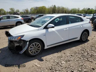 2020 Hyundai Ioniq Limited z VIN KMHC85LJ0LU076737, wystawiony jako Copart lot #54078895 z przebiegiem 49 572 mil mil oraz Szkoda całkowita • Salvage title. Historia ofert i sprzedaży dostępna na DreamBid. Obrazek 1.