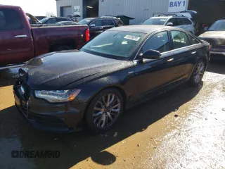 2012 Audi A6 3.0T Premium Plus with VIN WAUBGAFC7CN007348, listed as a Copart auction lot 45959685 with 73,291 mi miles and Salvage Title. Bid and sale history available at carsss.com. Image 1.