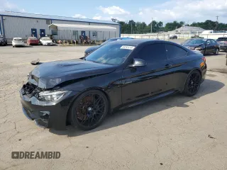 2018 BMW M4 with VIN WBS4Y9C57JAG66687, listed as a Copart auction lot 59283414 with 86,029 mi miles and Salvage Title. Bid and sale history available at carsss.com. Image 1.