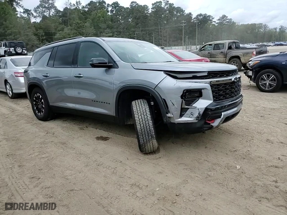 2024 Chevrolet Traverse AWD Z71 with VIN 1GNEVJKS0RJ144142, listed as a Copart auction lot 74747334 with 6,711 mi miles and Salvage Title. Bid and sale history available at carsss.com. Image 11.