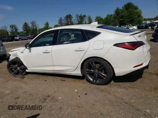 2024 Acura Integra w/A-Spec Package with VIN 19UDE4H35RA022657, listed as a Copart auction lot 55964735 with 16,743 mi miles and Salvage title. Bid and sale history available at DreamBid. Image 2.