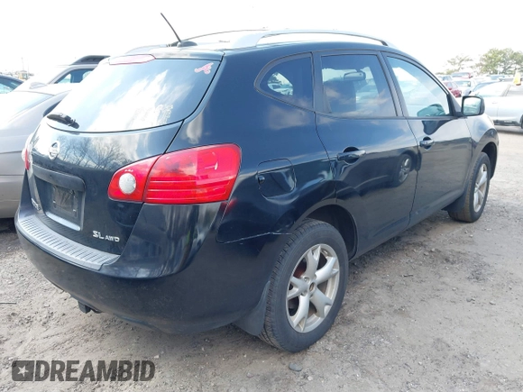 2008 Nissan Rogue SL with VIN JN8AS58V48W114611, listed as a IAAI auction lot 41789373 with 208,956 mi miles and . Bid and sale history available at DreamBid. Image 4.