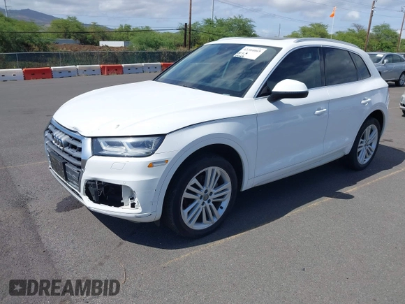 2018 Audi Q5 Premium Plus z VIN WA1BNAFY0J2239383, wystawiony jako IAAI lot #42384069 z przebiegiem 44 069 mil mil oraz . Historia ofert i sprzedaży dostępna na DreamBid. Obrazek 17.