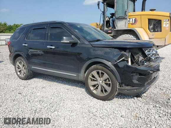 2018 Ford Explorer Limited with VIN 1FM5K8F82JGB57691, listed as a Copart auction lot 59393015 with 122,454 mi miles and Salvage title. Bid and sale history available at DreamBid. Image 4.