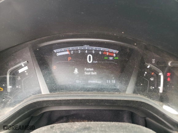 2020 Honda CR-V LX with VIN 2HKRW2H21LH652947, listed as a Copart auction lot 43975275 with 98,444 mi miles and Salvage Title. Bid and sale history available at carsss.com. Image 9.