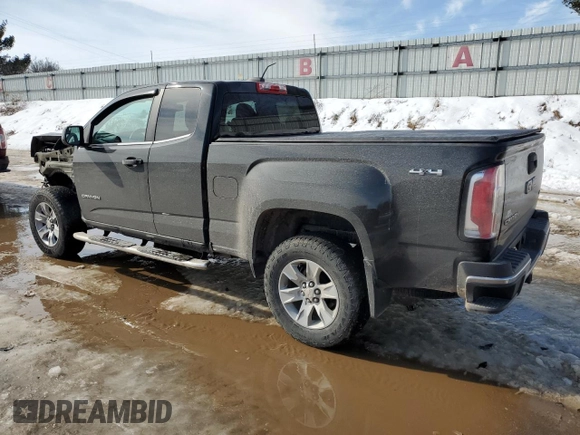 2015 GMC Canyon 4WD SLE with VIN 1GTH6BE38F1138307, listed as a Copart auction lot 46232565 with 102,437 mi miles and Clean Title. Bid and sale history available at carsss.com. Image 2.