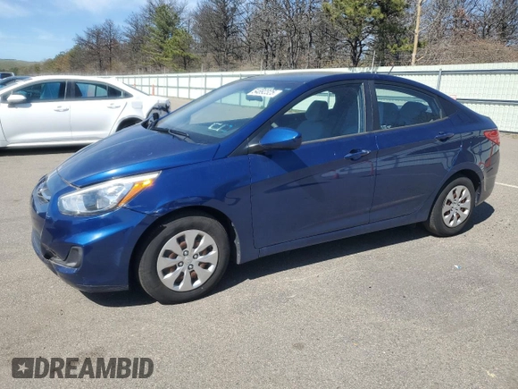 2015 Hyundai Accent GLS with VIN KMHCT4AE1FU905186, listed as a Copart auction lot 54892325 with 17,782 mi miles and Salvage Title. Bid and sale history available at DreamBid. Image 1.