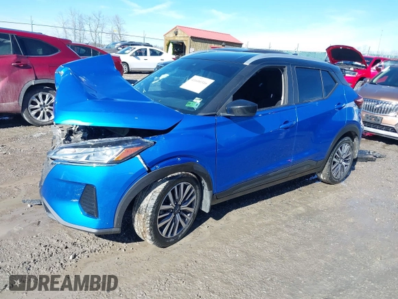 2022 Nissan Kicks SV with VIN 3N1CP5CV1NL510786, listed as a IAAI auction lot 41600316 with 82,374 mi miles and . Bid and sale history available at carsss.com. Image 17.
