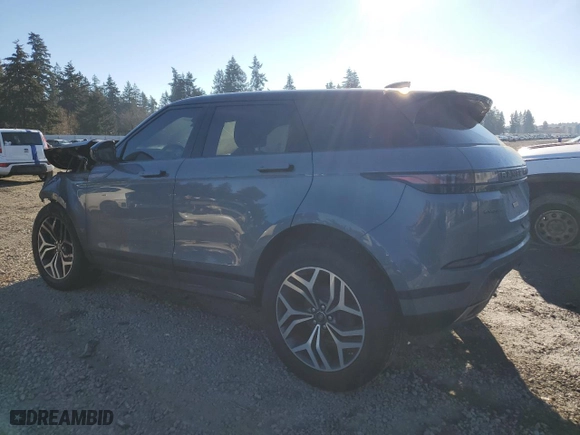 2020 Land Rover Range Rover Evoque First Edition with VIN SALZL2FX8LH025158, listed as a Copart auction lot 42766425 with 0 mi miles and Salvage Title. Bid and sale history available at carsss.com. Image 2.