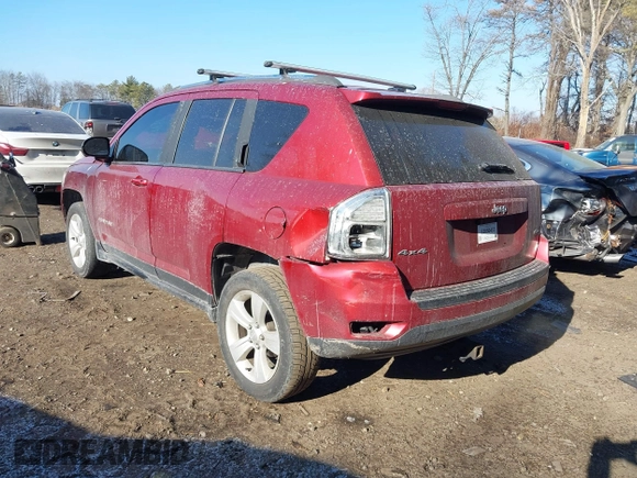 2013 Jeep Compass Latitude with VIN 1C4NJDEB3DD186328, listed as a IAAI auction lot 41357490 with 212,608 mi miles. Bid and sale history available at carsss.com. Image 3.