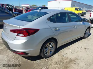 2019 Hyundai Elantra Preferred with VIN KMHD84LF4KU743494, listed as a IAAI auction lot 41821777 with 147,704 mi miles. Bid and sale history available at carsss.com. Image 4.