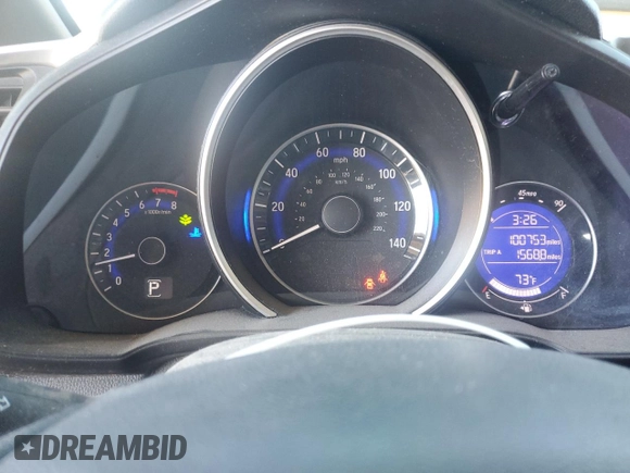 2015 Honda Fit EX-L with VIN 3HGGK5H8XFM776045, listed as a Copart auction lot 63940595 with 100,753 mi miles and Salvage title. Bid and sale history available at DreamBid. Image 9.