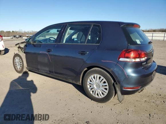 2010 Volkswagen Golf with VIN WVWDB7AJ5AW300708, listed as a Copart auction lot 45302605 with 47,242 mi miles and Salvage title. Bid and sale history available at DreamBid. Image 2.