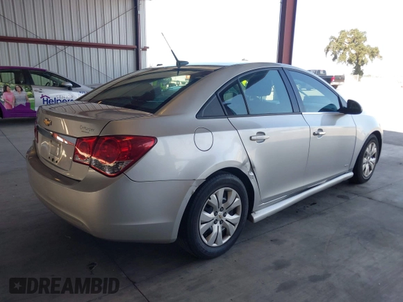 2014 Chevrolet Cruze LS with VIN 1G1PA5SG5E7148204, listed as a IAAI auction lot 42366990 with 100,424 mi miles and . Bid and sale history available at DreamBid. Image 4.