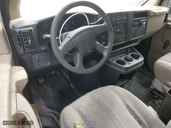2007 Chevrolet Express Cargo Van with VIN 1GCFG15X671227537, listed as a Copart auction lot 79915294 with 112,515 mi miles and Clean Title. Bid and sale history available at carsss.com. Image 8.