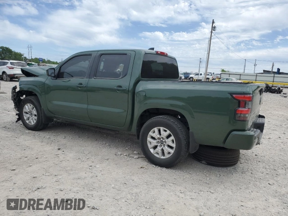 2022 Nissan Frontier SV with VIN 1N6ED1EK3NN654556, listed as a Copart auction lot 56589825 with 42,615 mi miles and Salvage title. Bid and sale history available at DreamBid. Image 2.