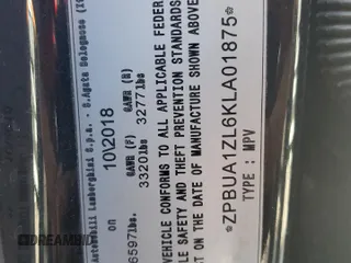 2019 Lamborghini Urus z VIN ZPBUA1ZL6KLA01875, wystawiony jako Copart lot #73309444 z przebiegiem 67 830 mil mil oraz Nie do naprawy. Historia ofert i sprzedaży dostępna na DreamBid. Obrazek 14.