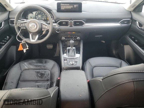 2025 Mazda CX-5 2.5 S Premium Plus Package with VIN JM3KFBEM7S0569274, listed as a Copart auction lot 43468165 with 4,922 mi miles and Salvage Title. Bid and sale history available at carsss.com. Image 8.