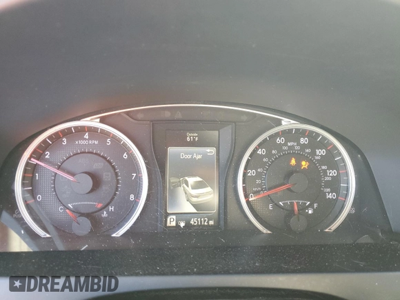 2015 Toyota Camry XLE with VIN 4T1BF1FK6FU112580, listed as a Copart auction lot 41678295 with 45,112 mi miles and Salvage Title. Bid and sale history available at carsss.com. Image 9.