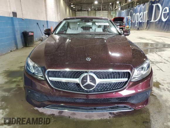 2018 Mercedes-Benz E-Class E 400 with VIN WDD1K6FB8JF023038, listed as a Copart auction lot 52787475 with 0 mi miles and Salvage Title. Bid and sale history available at carsss.com. Image 5.
