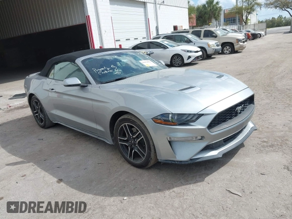 2020 Ford Mustang EcoBoost with VIN 1FATP8UH1L5137310, listed as a IAAI auction lot 41672021 with 90,246 mi miles. Bid and sale history available at carsss.com. Image 1.