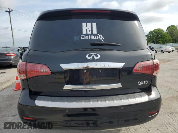 2015 Infiniti QX80 z VIN JN8AZ2ND5F9770320, wystawiony jako Copart lot #55305965 z przebiegiem 168 832 mil mil oraz Czysty tytuł • Clean title. Historia ofert i sprzedaży dostępna na DreamBid. Obrazek 6.
