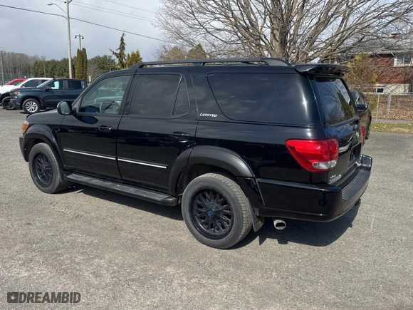 2007 Toyota Sequoia Limited with VIN 5TDBT48A37S288317, listed as a Copart auction lot 52797225 with 211,391 mi miles and Clean Title. Bid and sale history available at carsss.com. Image 3.