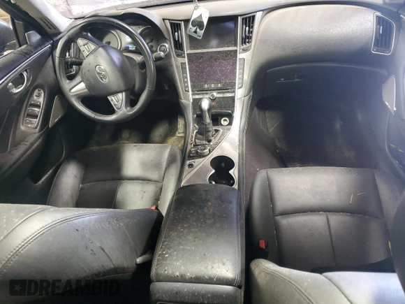2017 Infiniti Q50 Premium with VIN JN1EV7AR6HM830034, listed as a Copart auction lot 50840515 with 80,067 mi miles and Non repairable. Bid and sale history available at DreamBid. Image 8.