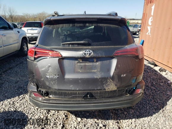 2018 Toyota RAV4 LE with VIN 2T3ZFREV8JW450863, listed as a Copart auction lot 47941585 with 16,786 mi miles and Salvage Title. Bid and sale history available at carsss.com. Image 6.