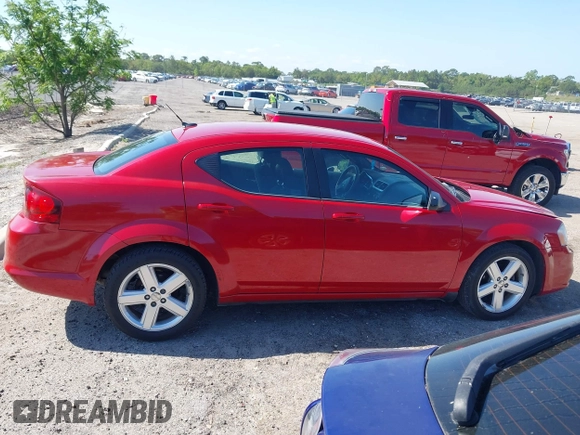 2013 Dodge Avenger SE with VIN 1C3CDZAB6DN626235, listed as a IAAI auction lot 42009562 with 160,910 mi miles and . Bid and sale history available at DreamBid. Image 13.