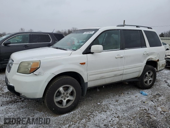2006 Honda Pilot EX-L with VIN 2HKYF18716H530224, listed as a Copart auction lot 45925625 with 333,299 mi miles and Salvage Title. Bid and sale history available at DreamBid. Image 1.