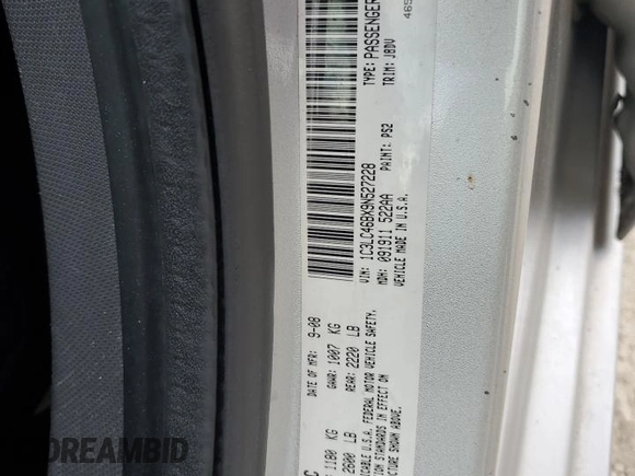 2009 Chrysler Sebring LX *Ltd Avail* with VIN 1C3LC46BX9N527228, listed as a Copart auction lot 77581584 with 0 mi miles and Salvage Title. Bid and sale history available at carsss.com. Image 12.