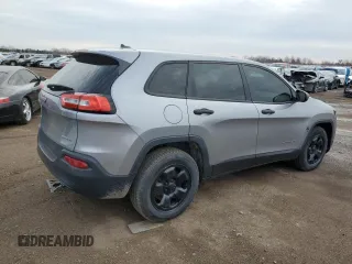 2014 Jeep Cherokee Sport with VIN 1C4PJMAB1EW222943, listed as a Copart auction lot 49293495 with 105,249 mi miles and Salvage Title. Bid and sale history available at carsss.com. Image 3.