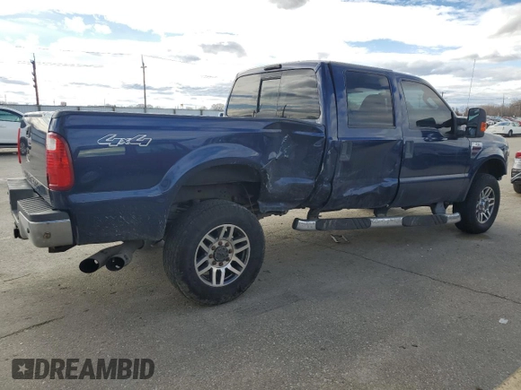 2008 Ford F-350 XL with VIN 1FTWW31R28ED42054, listed as a Copart auction lot 50200235 with 226,309 mi miles and Salvage title. Bid and sale history available at DreamBid. Image 3.