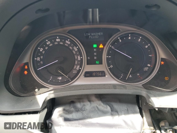 2006 Lexus IS 350 with VIN JTHBE262562002448, listed as a Copart auction lot 61063565 with 187,561 mi miles and Salvage title. Bid and sale history available at DreamBid. Image 9.