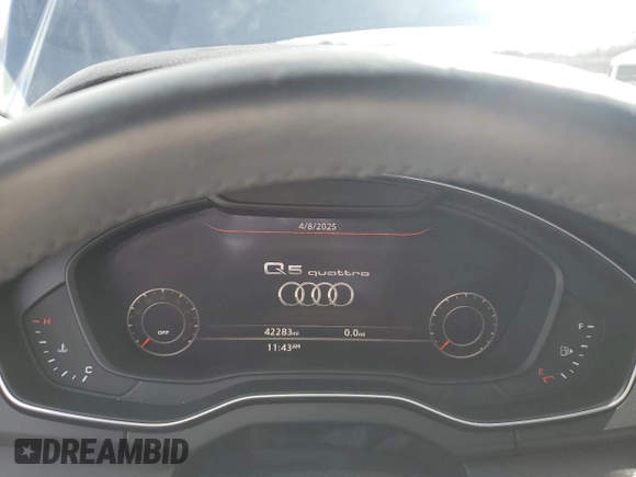 2020 Audi Q5 Premium Plus with VIN WA1BNAFY9L2017881, listed as a Copart auction lot 52328975 with 42,283 mi miles and Salvage Title. Bid and sale history available at carsss.com. Image 9.