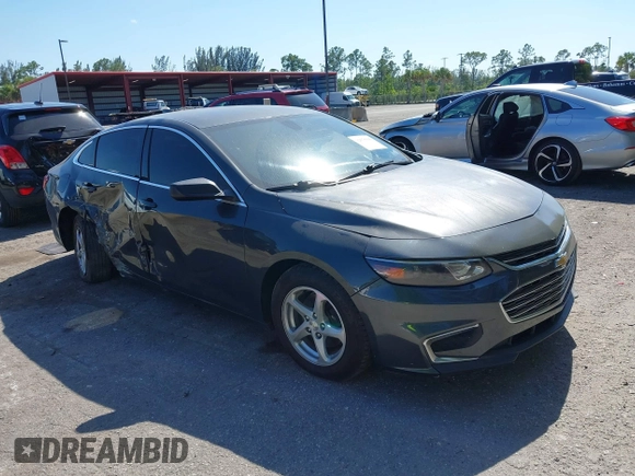 2017 Chevrolet Malibu LS with VIN 1G1ZB5ST0HF207706, listed as a IAAI auction lot 42070386 with 201,705 mi miles and . Bid and sale history available at DreamBid. Image 1.