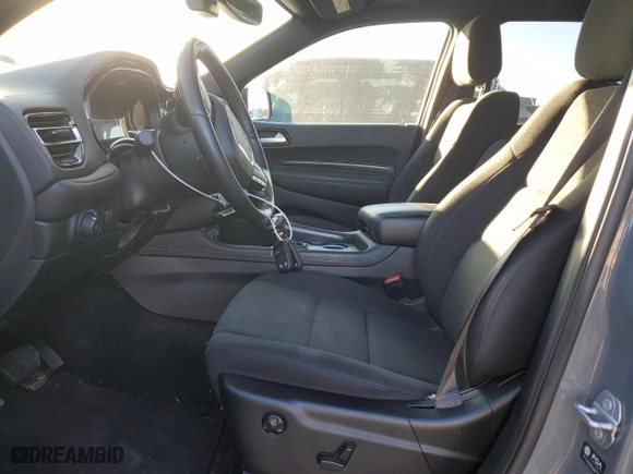 2022 Dodge Durango SXT with VIN 1C4RDHAG5NC181849, listed as a Copart auction lot 76293324 with 25,036 mi miles and Salvage Title. Bid and sale history available at carsss.com. Image 7.