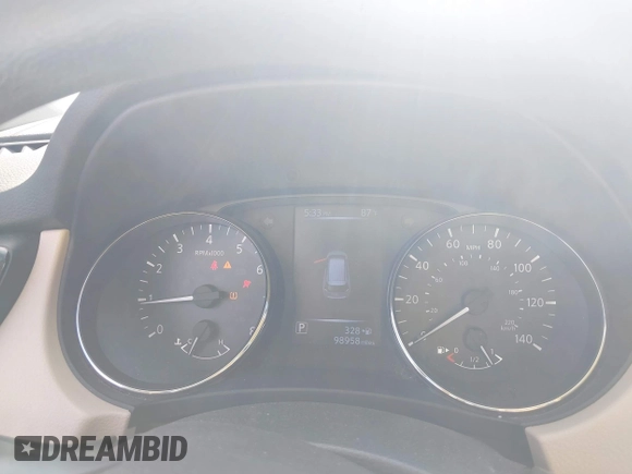 2017 Nissan Rogue SV with VIN JN8AT2MT1HW130104, listed as a IAAI auction lot 42194412 with 98,958 mi miles and . Bid and sale history available at DreamBid. Image 7.
