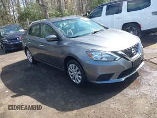 2016 Nissan Sentra SV with VIN 3N1AB7AP2GY322239, listed as a IAAI auction lot 41977820 with 67,643 mi miles and . Bid and sale history available at DreamBid. Image 1.