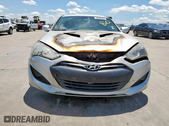 2013 Hyundai Genesis Coupe Premium with VIN KMHHT6KD8DU104968, listed as a Copart auction lot 56409685 with Not provided miles and Salvage title. Bid and sale history available at DreamBid. Image 5.