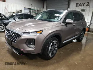 2020 Hyundai Santa Fe SEL with VIN 5NMS3CAA3LH218947, listed as a Copart auction lot 36693673 with 44,914 mi miles. Bid and sale history available at carsss.com. Image 1.