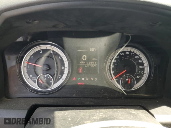 2017 Ram 1500 Tradesman with VIN 3C6JR6DG7HG648888, listed as a Copart auction lot 55433555 with 127,715 mi miles and Salvage title. Bid and sale history available at DreamBid. Image 9.