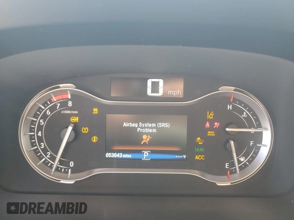 2022 Honda Ridgeline RTL-E with VIN 5FPYK3F72NB018843, listed as a Copart auction lot 50070165 with 53,043 mi miles and Salvage Title. Bid and sale history available at DreamBid. Image 9.