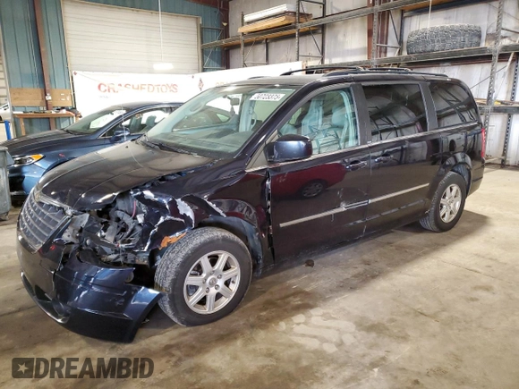 2010 Chrysler Town & Country Touring Plus with VIN 2A4RR8D19AR435101, listed as a Copart auction lot 50723375 with 195,667 mi miles and Salvage Title. Bid and sale history available at carsss.com. Image 1.