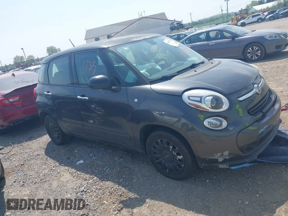 2014 FIAT 500L Pop with VIN ZFBCFAAHXEZ016833, listed as a IAAI auction lot 42161735 with 137,580 mi miles and . Bid and sale history available at DreamBid. Image 1.